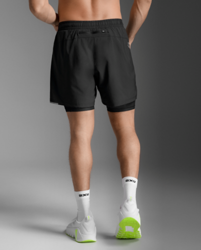 מכנס ריצה Aero Mesh 2-in-1 5 Inch Short BLK/SRF
