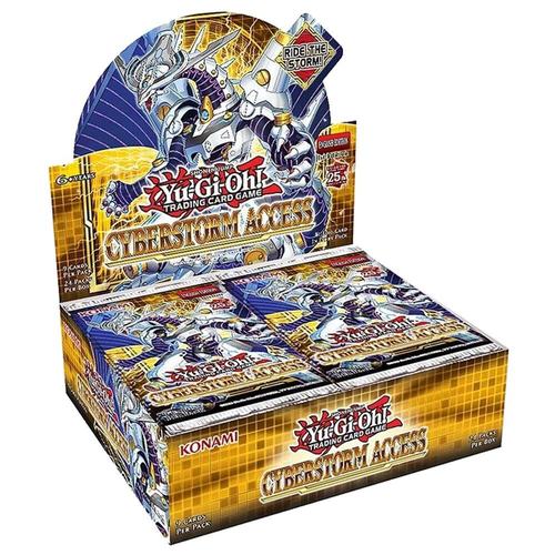 קלפי יו-גי-הו בוסטר בוקס Cyberstorm Access Booster Box [1st Edition] - Cyberstorm Access (CYAC)