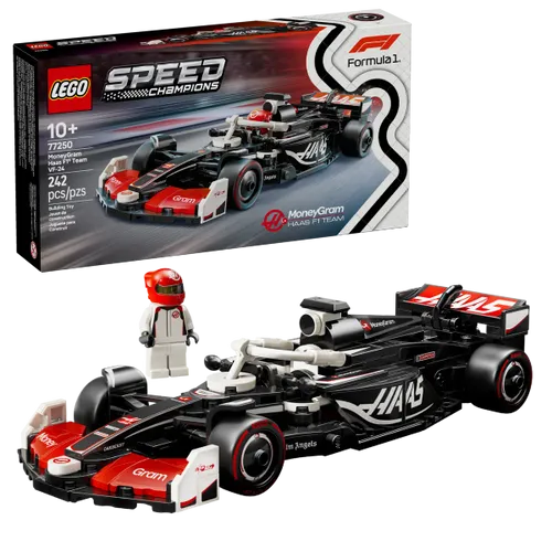 לגו Speed Champions – מכונית מרוץ MoneyGram Haas F1® Team VF-24 LEGO
