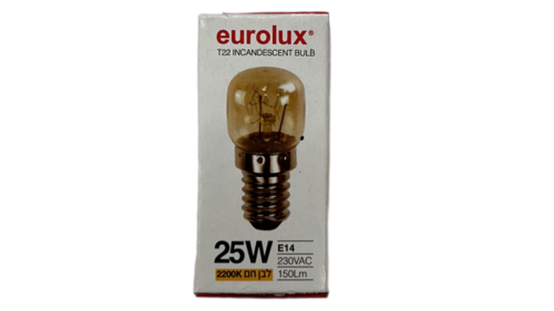נורת ליבון לתנורים 25W הברגה E14