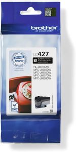 ראש דיו שחור מקורי Brother LC427BK