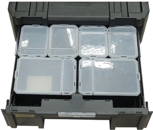ארגז מגירה עמוקה סגר מתכת 9.5 ליטר STANLEY TSTAK PRO-STACK