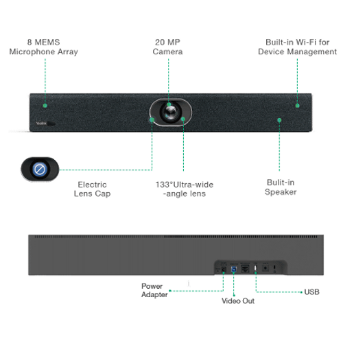 מצלמה לשיחות ועידה Yealink SmartVision 40 Conference Camera
