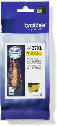ראש דיו צהוב מקורי Brother LC427 XL Y