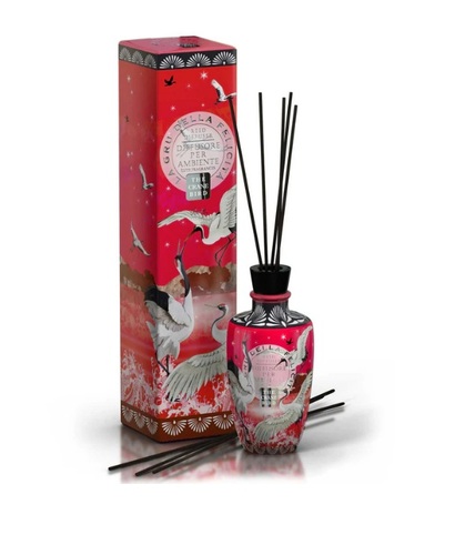 מפיץ ריח לבית Rudy Profumi The Crane Bird Room Diffuser + Sticks 300 ml  