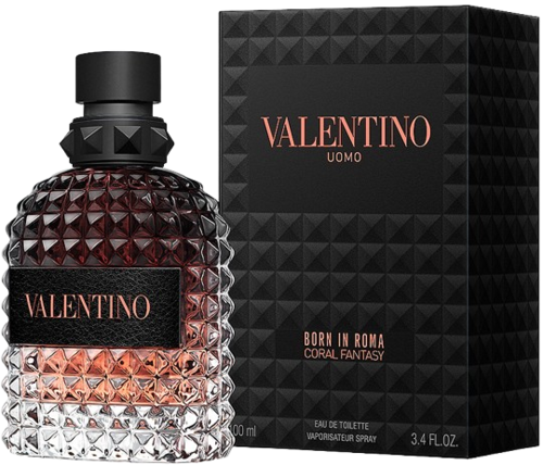 Valentino Uomo Born In Roma Coral Fantasy 100ML EDT וולנטינו אומו בורן אין רומה קורל פנטזי לגבר