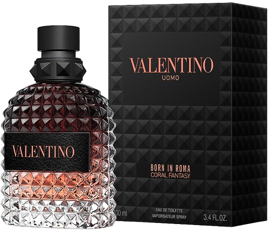 Valentino Uomo Born In Roma Coral Fantasy 100ML EDT וולנטינו אומו בורן אין רומה קורל פנטזי לגבר