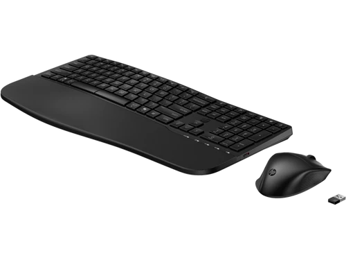 סט מקלדת ארגונומית ועכבר אלחוטיים HP 680 Comfort Dual-Mode