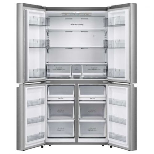 מקרר ‏מקפיא תחתון Hisense RQ72BGK ‏609 ‏ליטר זכוכית שחורה