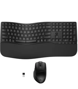סט מקלדת ארגונומית ועכבר אלחוטיים HP 685 Comfort Dual-Mode