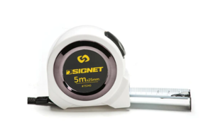 מטר 5 מטר רוחב 25 ממ לבן SIGNET סיגנט