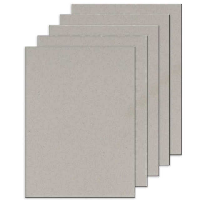 קרטון אפור CHIPBOARD A4 (חבילה 10 יח