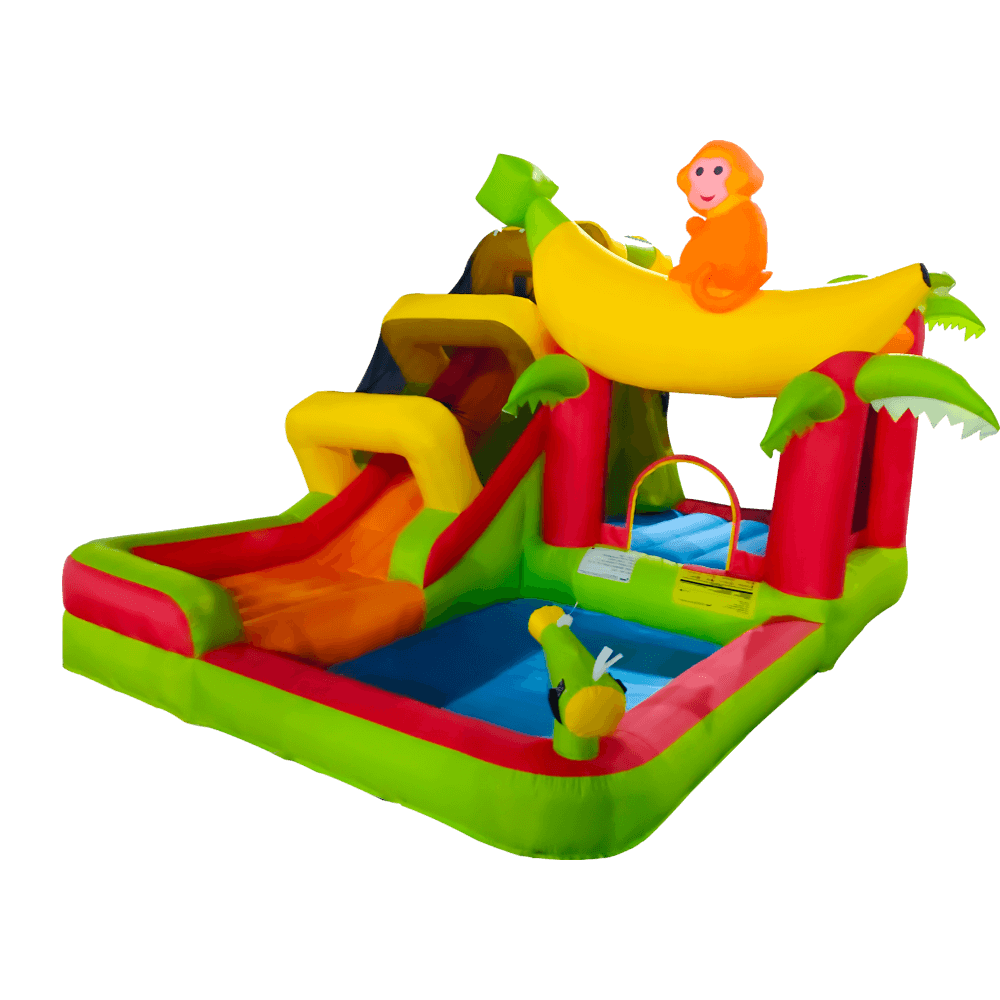 מתקן מתנפח לגינה עולם הקופים Mirajump MJ07