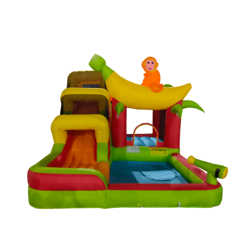 מתקן מתנפח לגינה עולם הקופים Mirajump MJ07