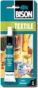 Bison Textile – דבק לבד חזק ועמיד בכביסה | 25 מ"ל