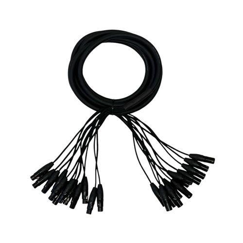 מולטי כבל פתוח 12 ערוצים XLR זכר - XLR נקבה CABLETEK