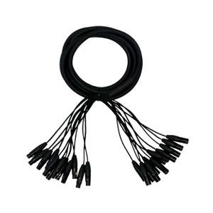 מולטי כבל פתוח 12 ערוצים XLR זכר - XLR נקבה CABLETEK