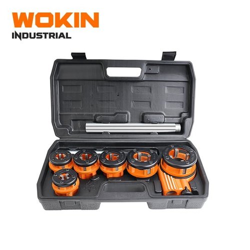סט 9 כלי הברגה לצינור ידני WOKIN - 331009