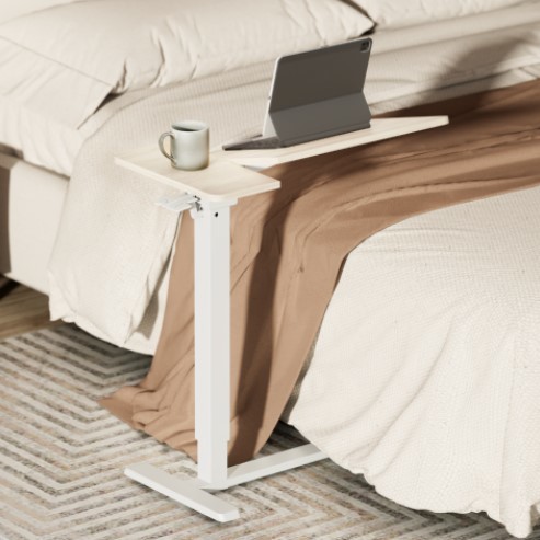 שולחן צד מתכוונן גלגלים נסתרים Lumi FMT02-3