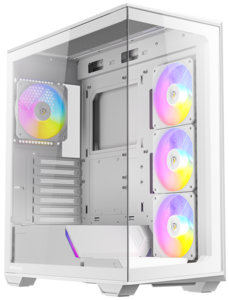 מחשב גיימינג AMD Ryzen 7 9800X3D עם GALAX RTX 5080 – מארז לבן Zalman P50 DS, 32GB DDR5, 2TB SSD
