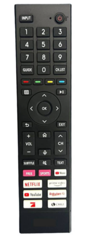שלט חכם רחוק תואם לטלוויזיה סמארט הייסנס HISENSE-RC310