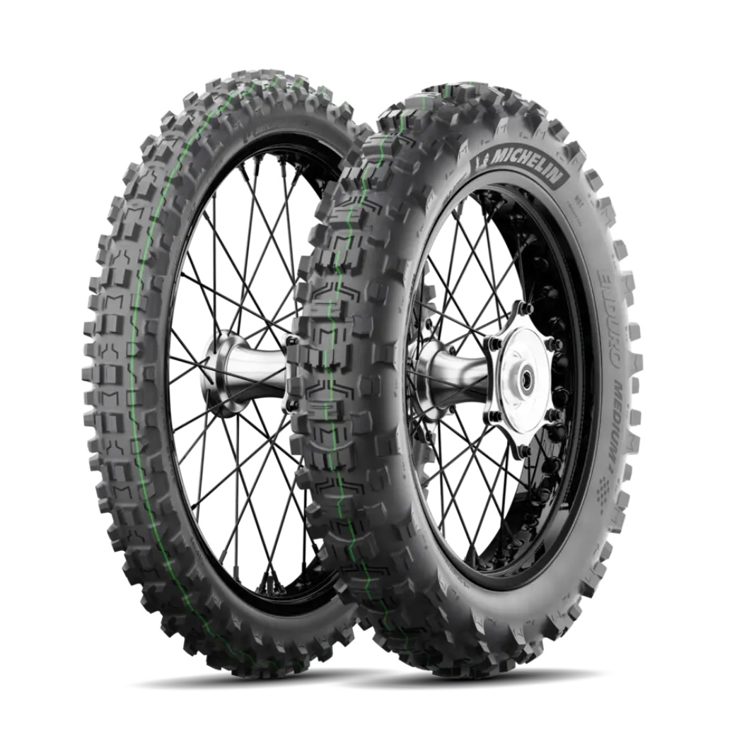 סט צמיגים מישלין אינדורו מדיום 2 - 2 MICHELIN ENDURO MEDIUM