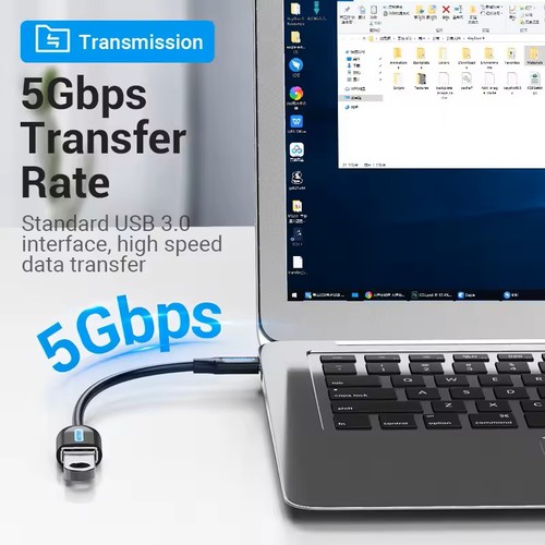 מתאם USB 3.1 נקבה ל USB Type C זכר