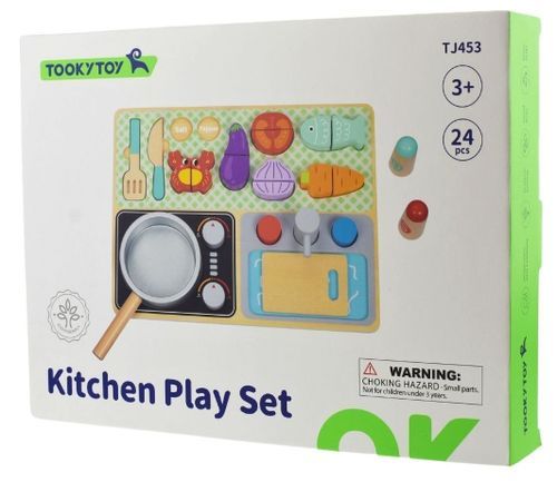 סט משחק המטבח שלי 24 חלקים מעץ