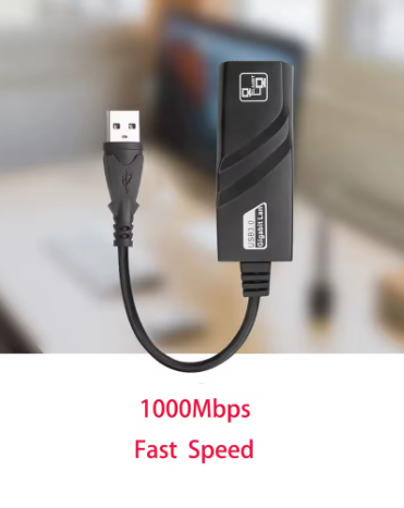 מתאם רשת  USB 3.0 לכבל רשת RJ45 1000M מהיר
