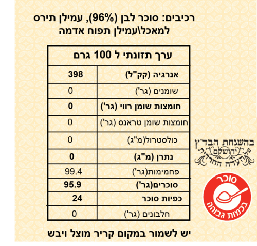 אבקת סוכר 1 ק