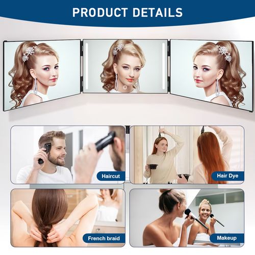מראה עצמית משולשת עם תאורה STERNIK SELF MIRROR SK2102