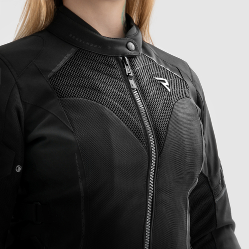מעיל נשים רב עונתי רבל הורן שחור - REBELHORN JAX LADY JACKET