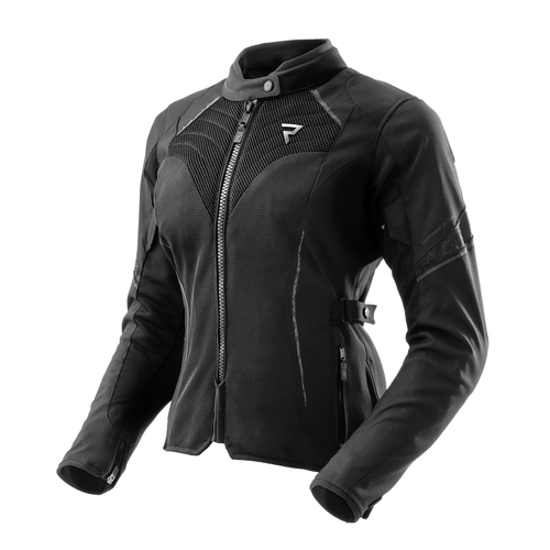 מעיל נשים רב עונתי רבל הורן שחור - REBELHORN JAX LADY JACKET