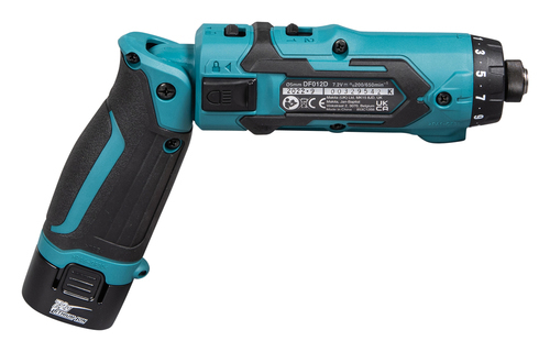 מברגה מתקפלת (מלפפון) 8 ניוטון-מטר מתח 7.2V דגם  MAKITA DF012DSE  מקיטה
