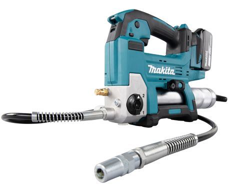 משאבת גריז 18V נטענת עם 2 סוללות 4.0A ומטען MAKITA DGP180RME מקיטה