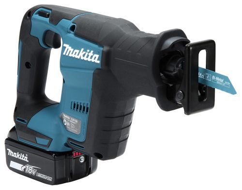 מסור חרב נטען מתח 18V מנוע BL הכולל 2 סוללות 4.0 אמפר ומטען מהיר חכם דגם MAKITA DJR188RME מקיטה