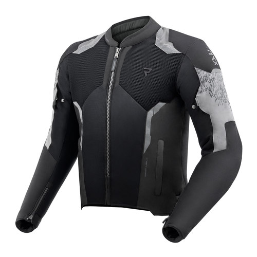 מעיל רב עונתי רבל הורן שחור / אפור - REBELHORN JAX JACKET