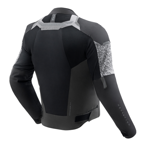 מעיל רב עונתי רבל הורן שחור / אפור - REBELHORN JAX JACKET