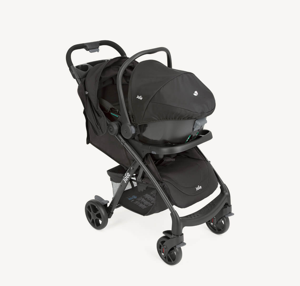 עגלת תינוק מלידה כוללת סלקל i-Muze™ LX Travel System - שחור Shale