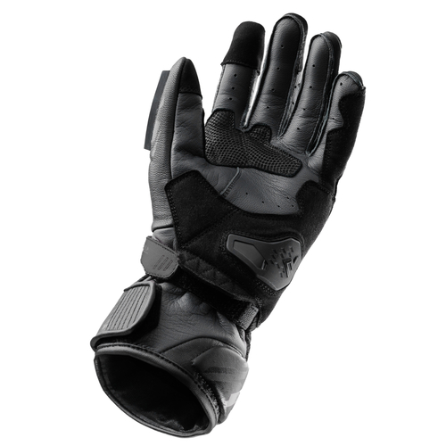 כפפות עור רבל הורן שחור - REBELHORN VIPER GLOVES