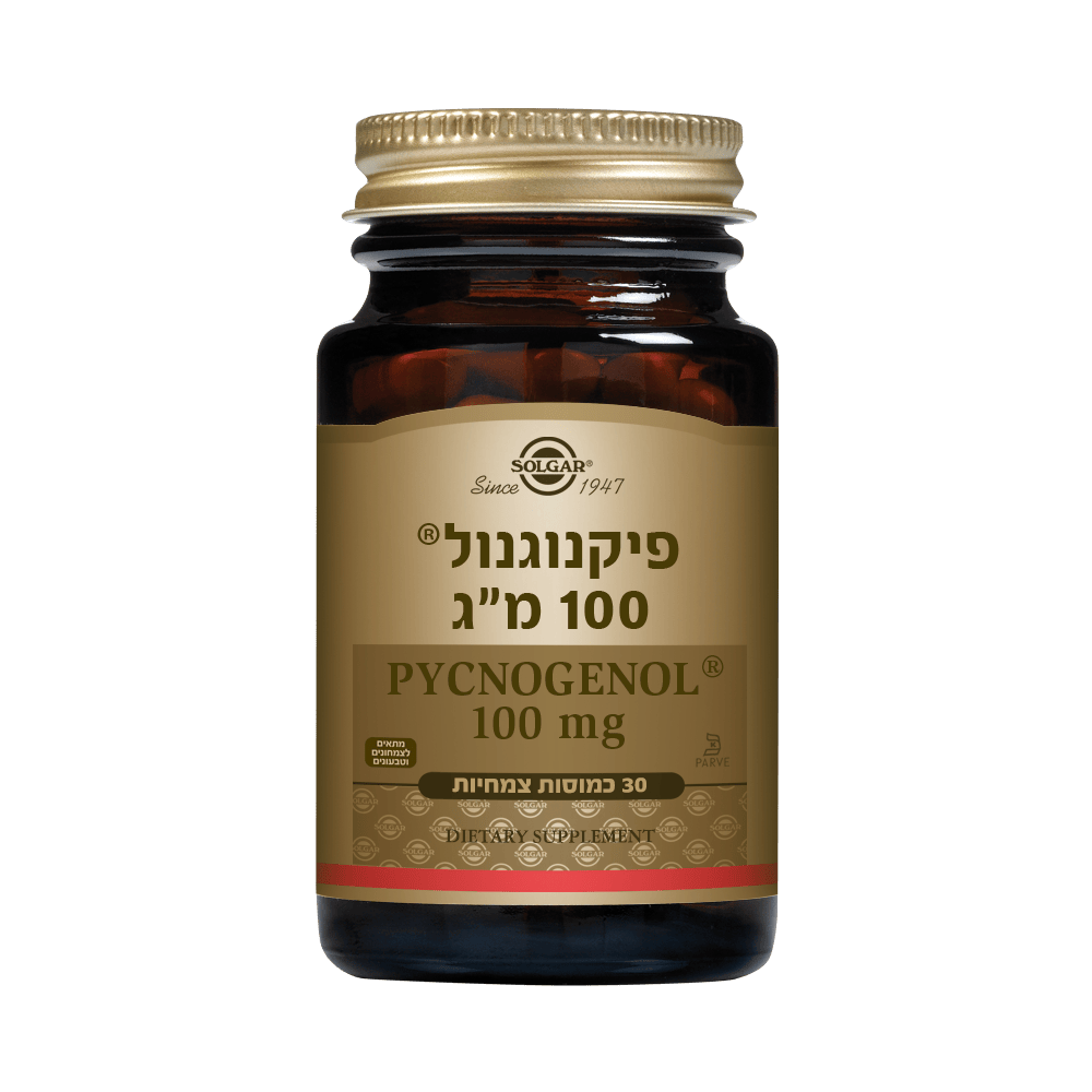 פיקנוגנול 100 מ"ג (30 כמוסות) - סולגאר