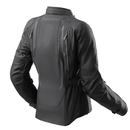 מעיל נשים רב עונתי רבל הורן שחור - REBELHORN HIKER IV TEXTILE LADY JACKET