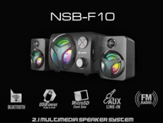 ערכת רמקולים סאב+זוג רמקולים NUBWO NSB-F10