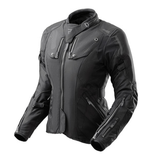 מעיל נשים רב עונתי רבל הורן שחור - REBELHORN HIKER IV TEXTILE LADY JACKET