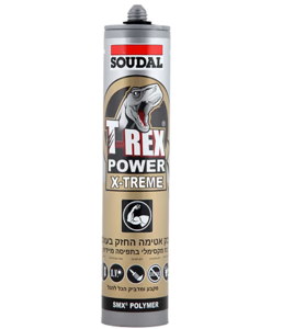 טירקס אקסטרים אחיזה מיידית עד 400 ק"ג T REX X-TREME POWER - SOUDAL
