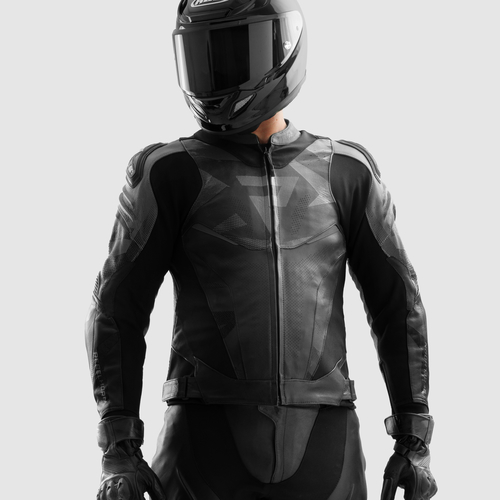 מעיל עור רבל הורן שחור - REBELHORN INFERNO LEATHER JACKET