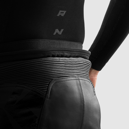 מכנס רכיבה מעור רבל הורן שחור - REBELHORN INFERNO LEATHER PANTS