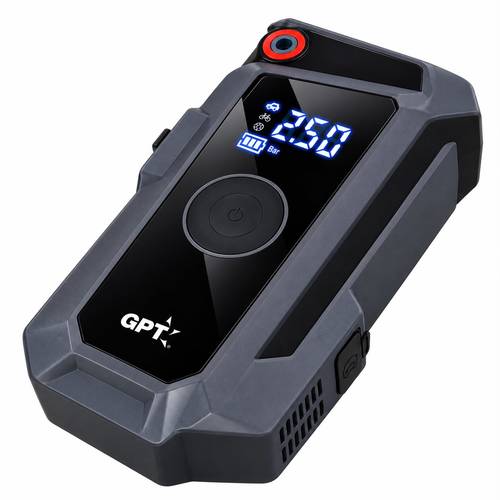 בוסטר התנעה מקצועי משולב קומפרסור GPT דגם B016COM – סוללת 8000mAh