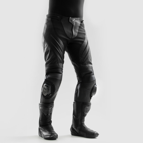 מכנס רכיבה מעור רבל הורן שחור - REBELHORN INFERNO LEATHER PANTS