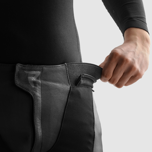 מכנס רכיבה מעור רבל הורן שחור - REBELHORN INFERNO LEATHER PANTS